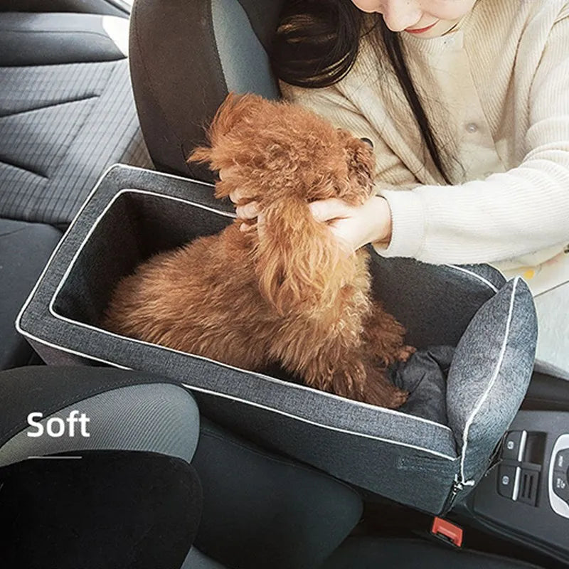 Car Seat Bed Portable Dog Carrier for Small Dogs