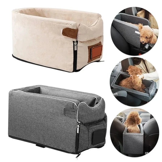 Car Seat Bed Portable Dog Carrier for Small Dogs